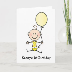 Custom Baby's First Karte
