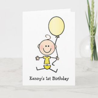 Custom Baby's First Karte