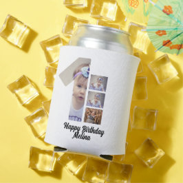 Custom Baby's first year 4 Foto Collage Dosenkühler