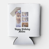 Custom Baby's first year 4 Foto Collage Dosenkühler (Vorderseite)