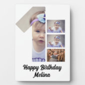 Custom Baby's first year 4 Foto Collage Fotoplatte (Vorderseite)
