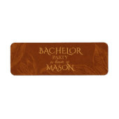 Custom Bachelor Party Cigar Wrap (Vorne)