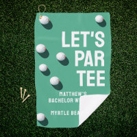 Custom Bachelor Party Golfing Trip Let's Par T-Shi