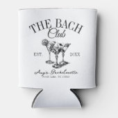 Custom Bachelorette Bach Club Gefallen an der Bach Dosenkühler (Vorderseite)