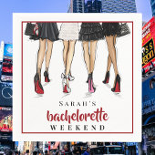 Custom Bachelorette New York City Weekend Mode Serviette