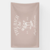 Custom Bachelorette The Bach Club Foto Hintergrund Banner (Vertikal)
