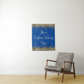Custom Background Birthday Party Foto Stand Blue Wandteppich (Beispiel)