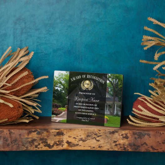 Custom Background Foto Business Real Anwesen Award Fotoplatte (Seite)