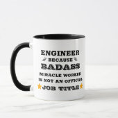 Custom Badass Engineer Tasse - Funny Office Gesche (Links)
