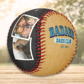 Custom Badass Vater Club Retro Coole Fotomaterial Baseball