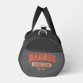 Custom Badass Vater Club Retro Cooler Trendy Fun Duffle Bag (Rechts)