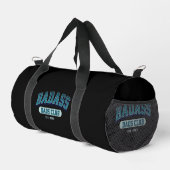 Custom Badass Vater Club Retro Cooler Trendy Fun Duffle Bag (Rechte Ecke)