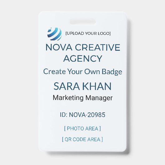 Custom Badge | Create Your Own Logo Ausweis (Vorderseite)