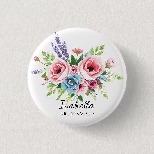 Custom badge,  Event pin, Wedding gift Button (Vorderseite)