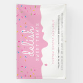 CUSTOM Baker Zuckerguss Tropfen bunte Brinklen Ban Banner (Vertikal)
