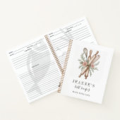 Custom Bakers Rolling Button Whisk Recipe Vorlagen Notizblock (Innenseite)