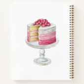 Custom Bakers Rolling Button Whisk Recipe Vorlagen Notizblock (Rückseite)