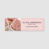 Custom Bakery Confectionery Cake Shop Business Namensschild (Vorderseite)