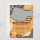 Custom Bakery Grand Opening Einladung (Vorderseite)