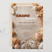 Custom Bakery Grand Opening Einladung (Vorne/Hinten)