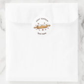 Custom Bakery Label Sticker | Rolling Pin Bake (Tasche)