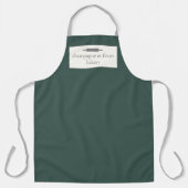 Custom Bakery Name Army Green Koch oder Mitarbeite Schürze (Vorderseite)