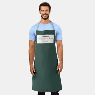 Custom Bakery Name Army Green Koch oder Mitarbeite Schürze