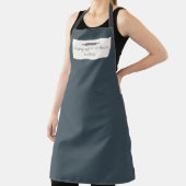 Custom Bakery Name Deep Midnight Blue Koch + Mitar Schürze (InSitu)