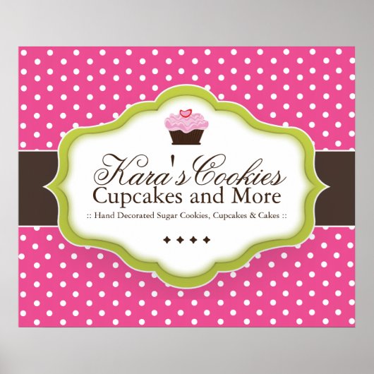 Custom Bakery Poster (Vorne)