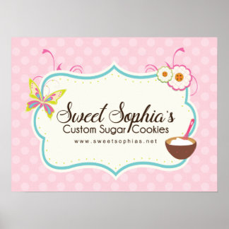 Custom Bakery Poster