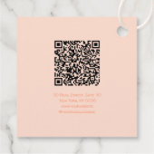 Custom Bakery Thank You Tag Geschenkanhänger (Rückseite)