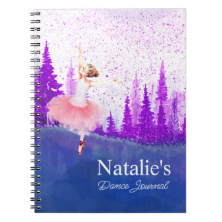 Custom ballerina dance journal notizblock