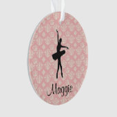Custom Ballet Foto Weihnachtsdekoration Ornament (Vorderseite)