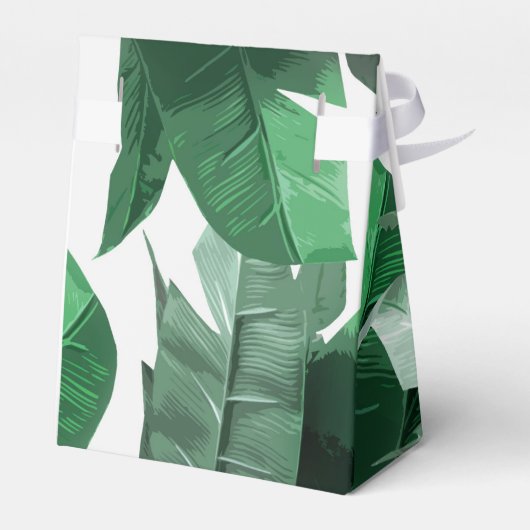 Custom Banana Leaf Print Fevor Box Geschenkschachtel (Rückseite)