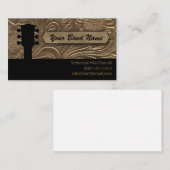 Custom Band Gitarre Country Western Musiker Visitenkarte (Vorne/Hinten)