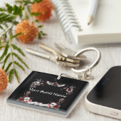 Custom Band Merch Rockabilly Rock & Roll Music Key Schlüsselanhänger (Vorderseite rechts)