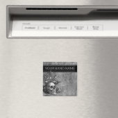 Custom Band Merch Skull Heavy Metal Rock Music Mag Magnet (In Situ (Geschirrspüler))