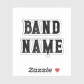 Custom Band Merge Aufkleber (Blatt)