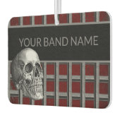 Custom Band Merge Rocker Skull Rock & Roll Music Autolufterfrischer (Links)