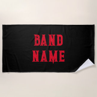 Custom Band Merge Strandtuch