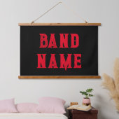 Custom Band Merge Wandteppich Mit Holzrahmen (Schlafzimmer)