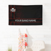 Custom Band Rock Skull Punk Metal Vinyl Banner (Insitu)