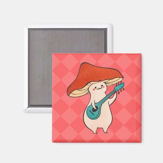 Custom Banjo Mushroom Toadstool 3D Formen Magnet (Vorderseite/Rückseite)