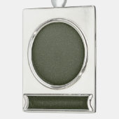 Custom Banner Ornament - Moss Green Duo (Links)