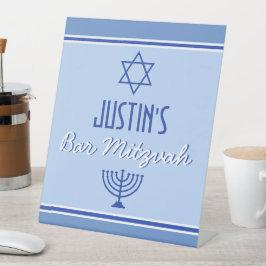 Custom Bar Mitvah Party Sockelschild