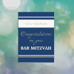 Custom Bar Mitzvah Congrats Karte<br><div class="desc">For Bar Mitzvah</div>