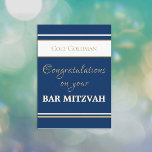 Custom Bar Mitzvah Congrats Karte<br><div class="desc">For Bar Mitzvah</div>