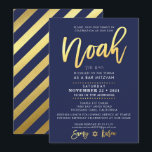 CUSTOM Bar Mitzvah Einladung für Noah Marine   Gol<br><div class="desc">*** HINWEIS - DER SCHIEDENE GOLDFOLIENEFFEKT IST EIN DRUCKENDES BILD *** - - - - - - - - - - - - - - - - - KONTAKTIEREN SIE MICH für den benutzerdefinierten "Imitat Gold-Folie-Effekt" Dies ist eine eigens erstellte grafische Liebe des Designs, möchte aber einige Änderungen sehen -...</div>