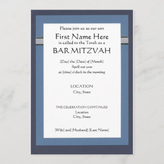 Custom Bar Mitzvah Einladungen