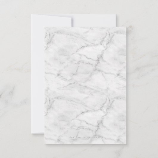 CUSTOM Bar Mitzvah Gehäuse Brandon grau + gold Einladung (Rückseite)